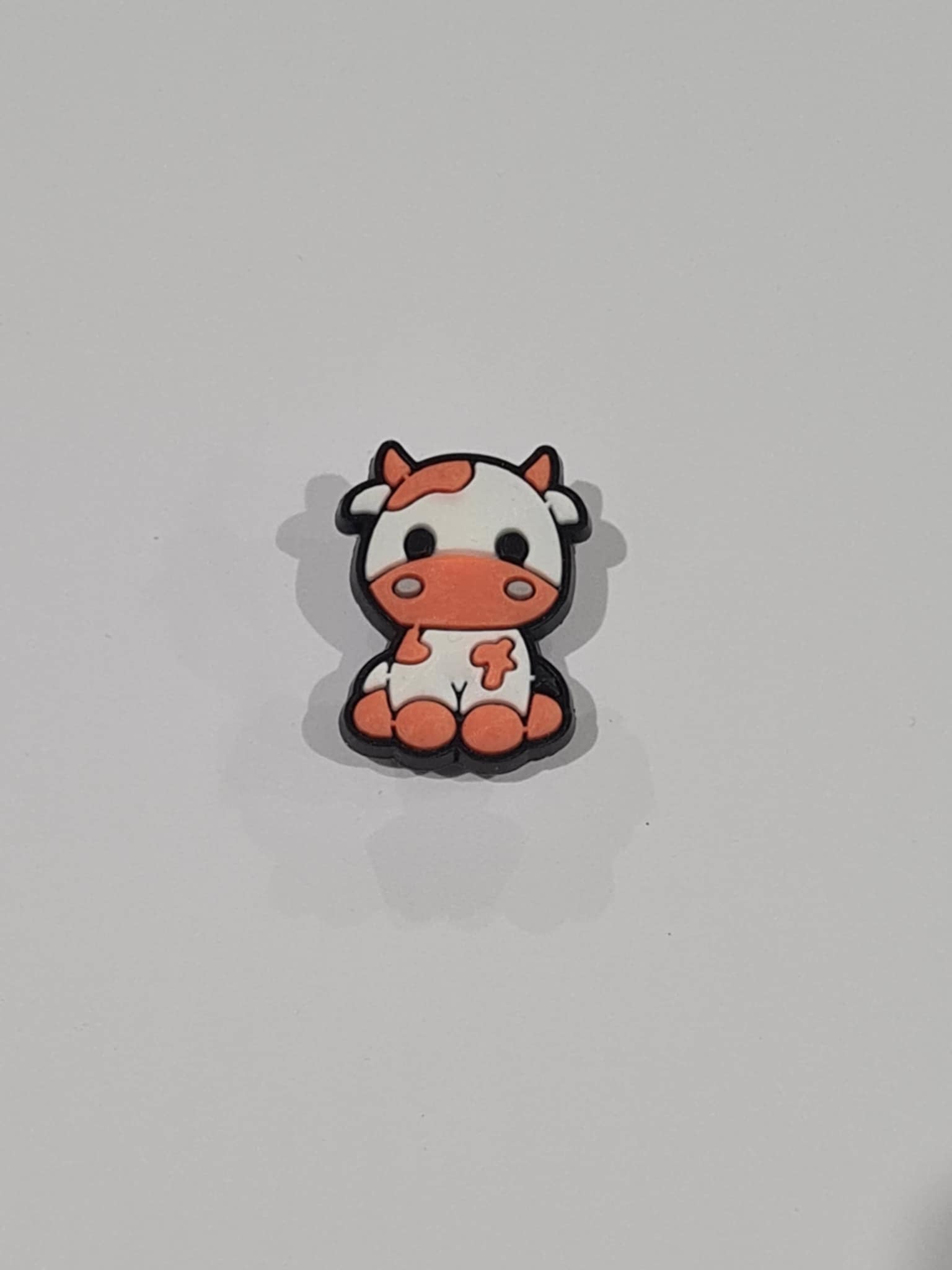 Cow 1.0 in Orange - Charm / Jib - DAPAH Creations