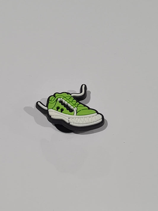 Green Sneaker Shoe Charm / Jib - DAPAH Creations