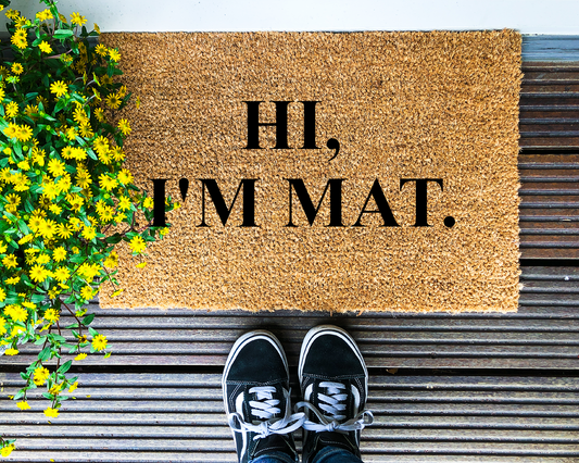 Hi, I'm Mat - Coir Doormat