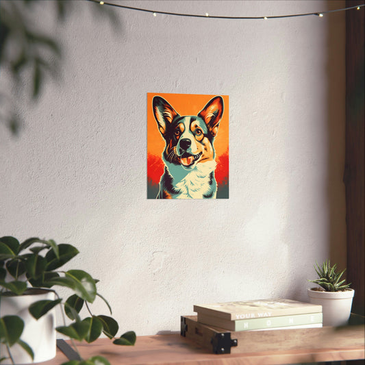 Retro Corgi Metal Wall Art - DAPAH Creations