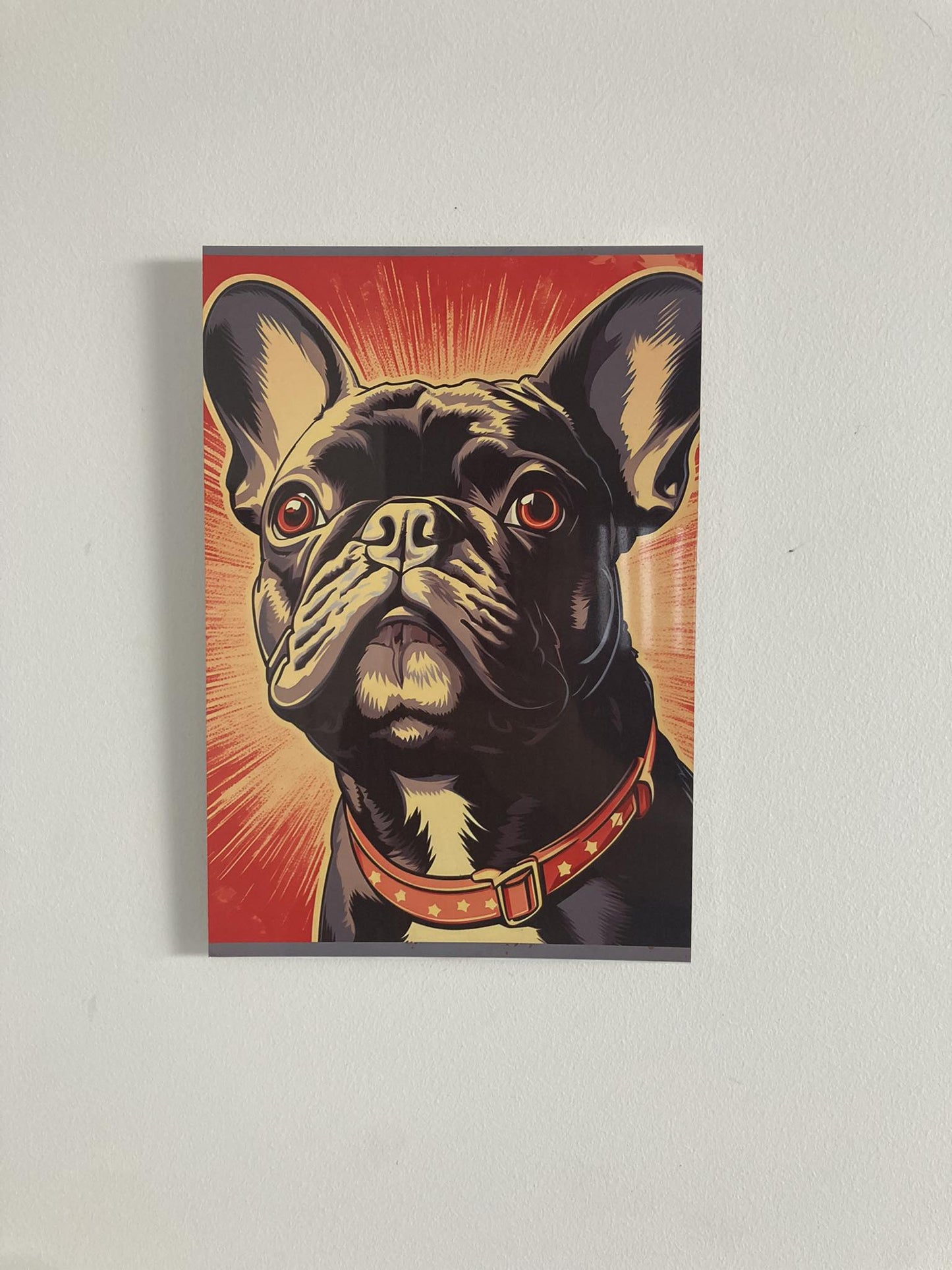 Retro French Bulldog Metal Wall Art - DAPAH Creations