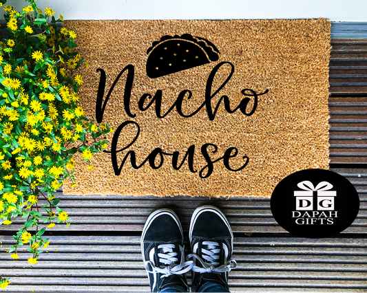 Nacho House - Coir Doormat - DAPAH Creations