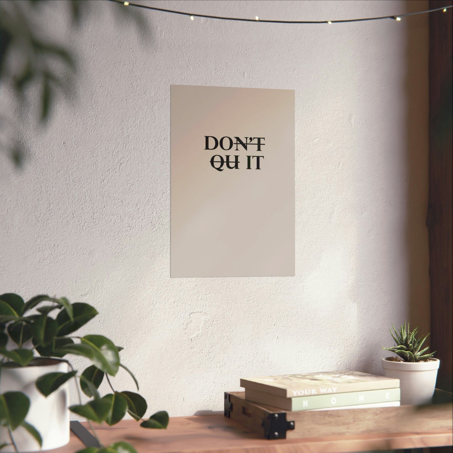 Quote - Metal Wall Art - Don't Quit Do It - DAPAH Creations